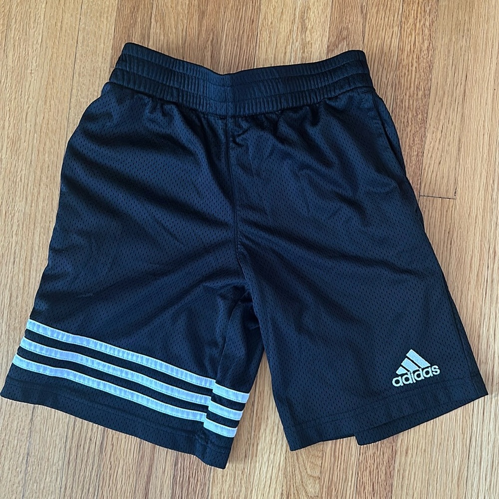 Kids Black Adidas Shorts